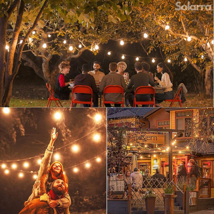 GardenGlow™ Solar Festoon Lights