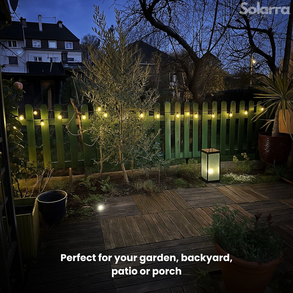 GardenGlow™ Solar Festoon Lights